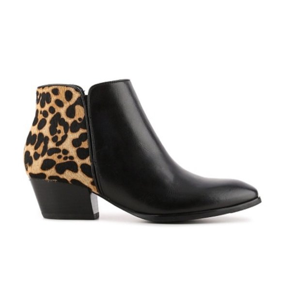 Franco Sarto Shoes - FRANCO SARTO • Quasar Leather Calf Hair Booties